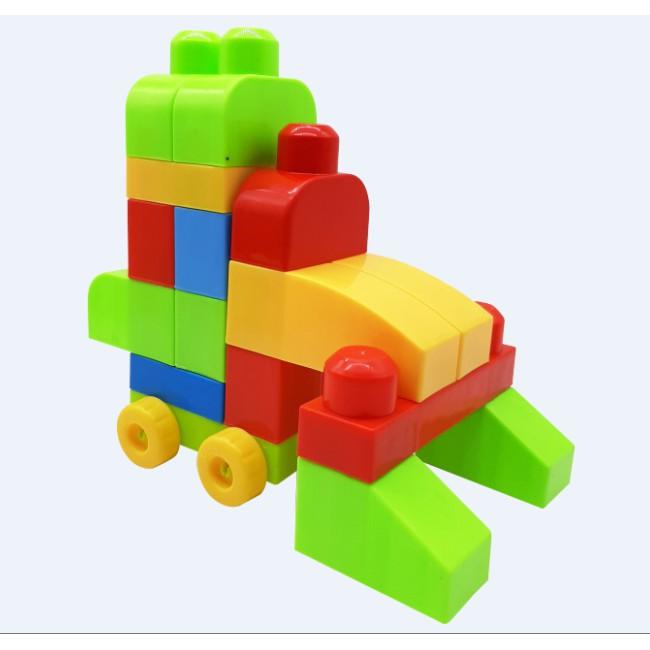 Đồ chơi Xếp hình mầm non Sato Blocks 36 chi tiết cho bé từ 18 tháng tuổi SATO073