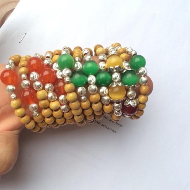Vòng dâu tằm 4 bạc