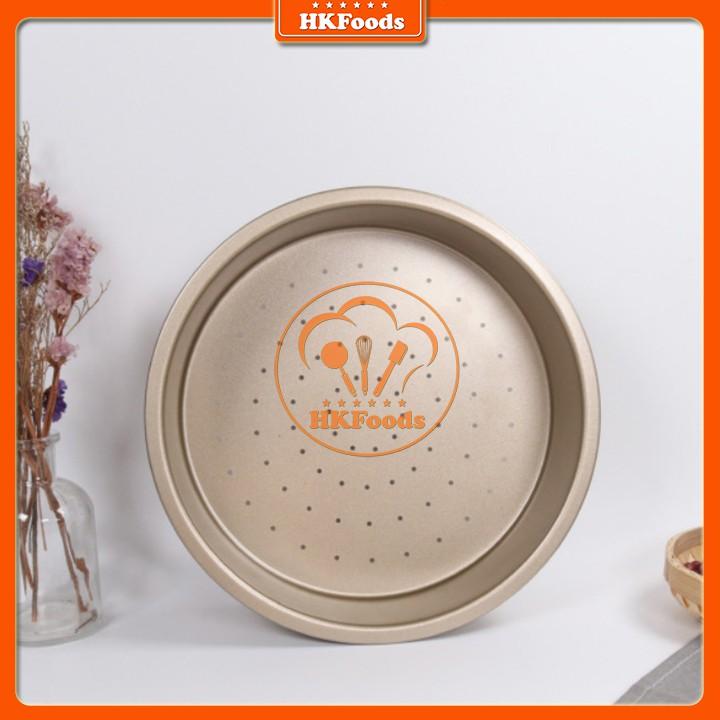 Khuôn chống dính cao cấp hình tròn đáy lỗ 22cm