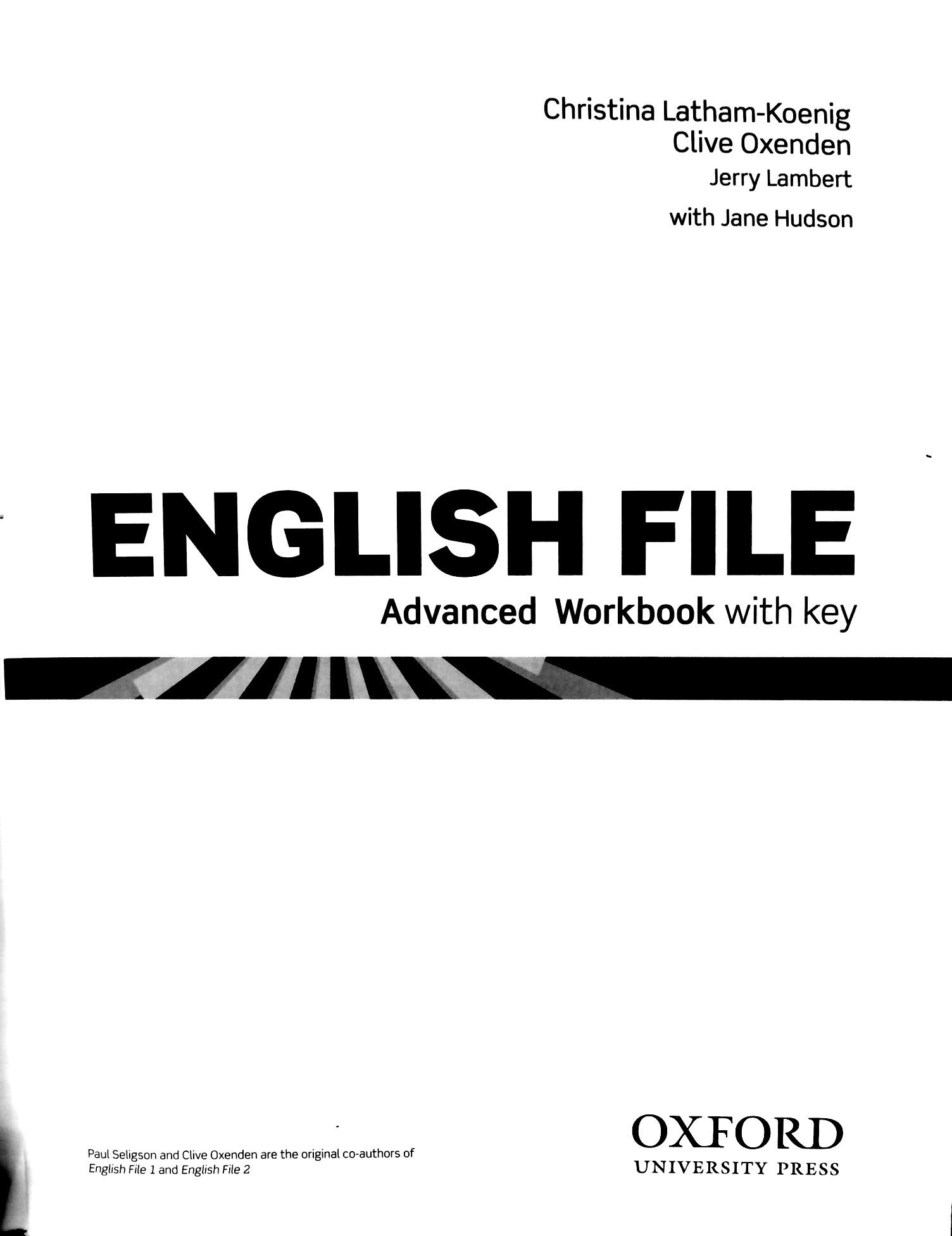 English File: Advanced: Workbook with Key