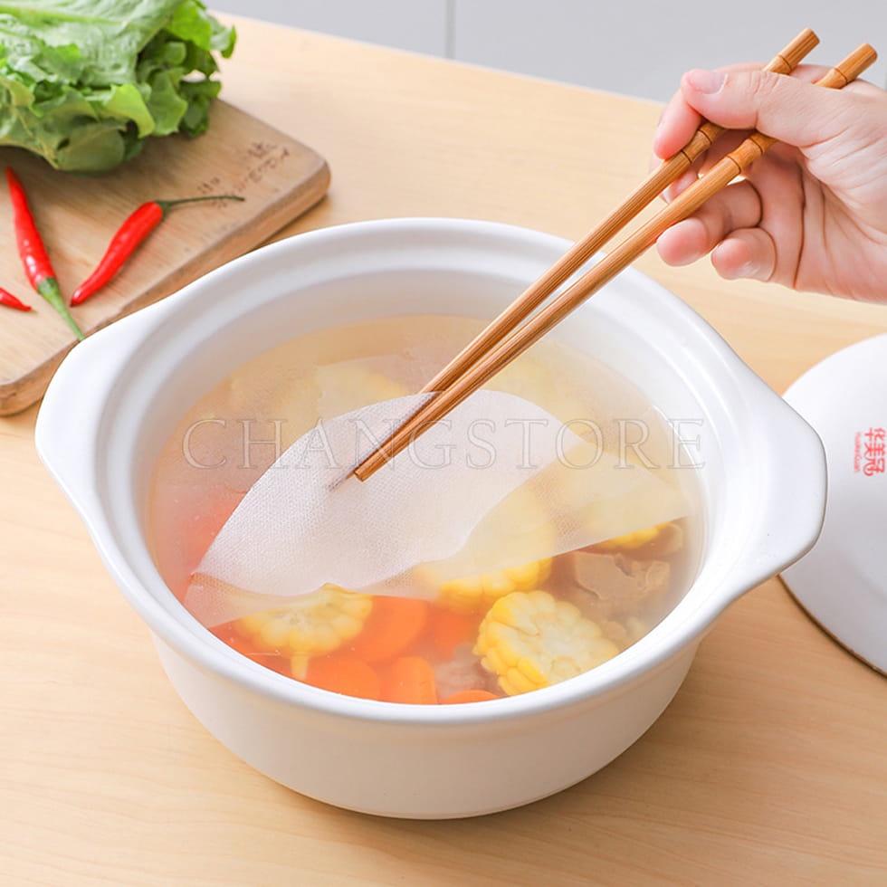 Giấy Thấm Hút Dầu Mỡ Thức Ăn - Gói 12 Tờ - Hàng Cao Cấp