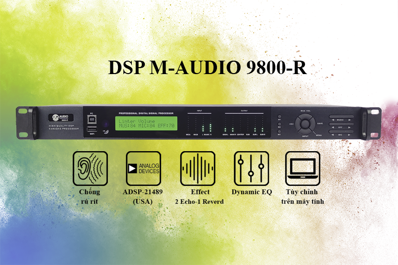 Vang số cap cấp M-AUDIO DSP 9800-R