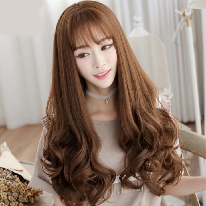 Tóc giả nữ hàn quốc tặng kèm lưới T178