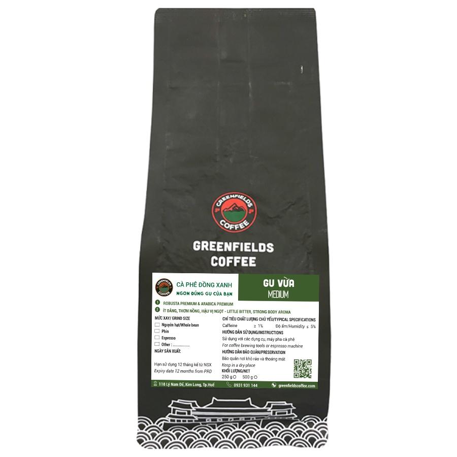 Cà phê nguyên chất GU VỪA Greenfields Coffee