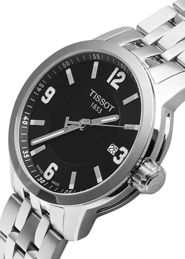 Đồng Hồ Nam Dây Thép Không Gỉ Tissot T055.410.11.057.00 (39mm) - Đen