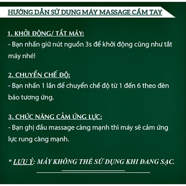 Máy massage cầm tay mini đấm lưng mát xa cổ vai gáy 4 đầu 6 chế độ, có đèn Led sạc cap Type C