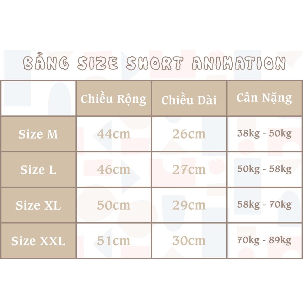 COMBO ÁO THUN COTTON + SHORT KAKI PIKACHU HOẠT HỌA