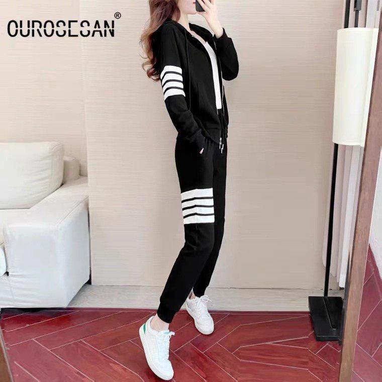 Bộ nỉ nam nữ 4 sọc ,quần áo dài thu đông nam nữ thời trang phong cách năng động cá tính G5