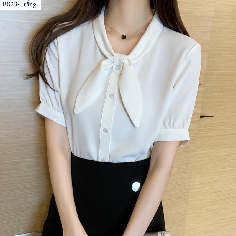 RẬP GIẤY MẪU A437 - RẬP ÁO SƠ MI CỔ NƠ TAY NGẮN