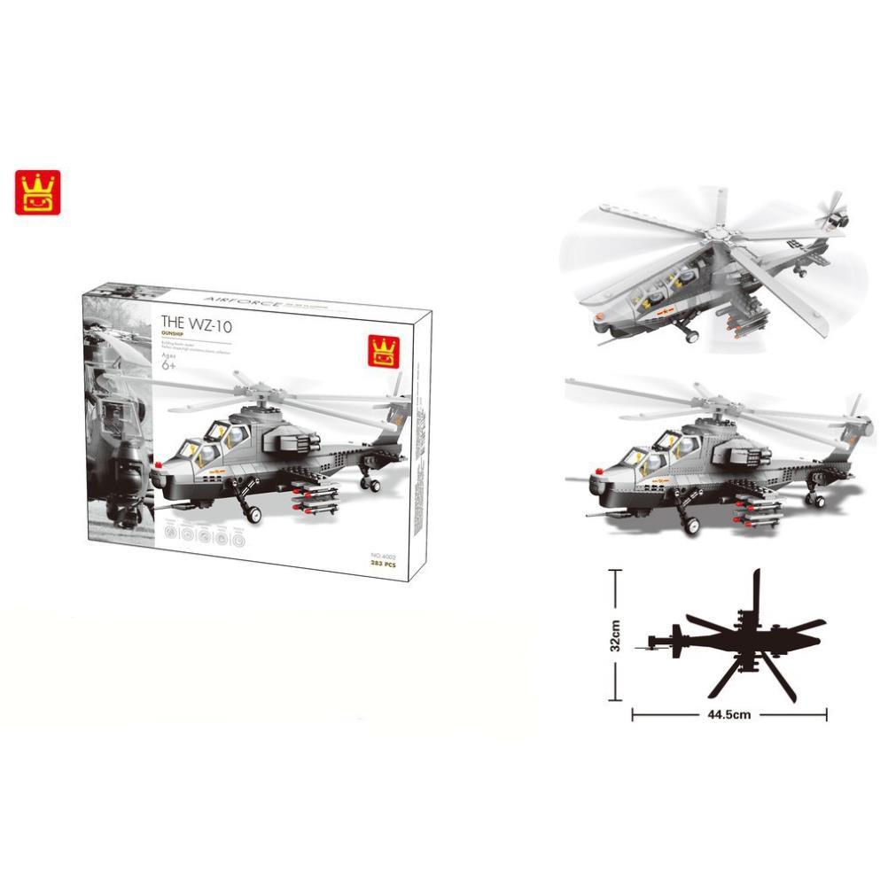 Lắp ráp Ghép Hình Máy Bay Chiến Đấu 4002