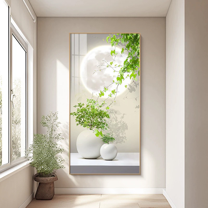[Hàng mới về] Tranh thêu chữ thập Bình hoa tinh khiết HH0974, kích thước 50 x 90 cm