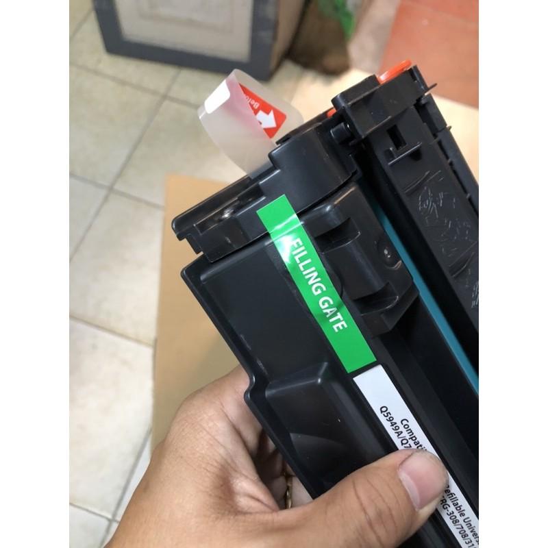 Hộp mực in tương thích - 49A / 53A - Q7553A/Q5949A CÓ LỖ ĐỔ MỰC Và MỰC THẢI