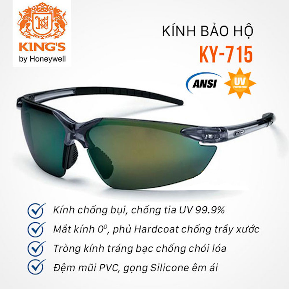 Kính Đổi Màu Chống Bụi Kings KY715