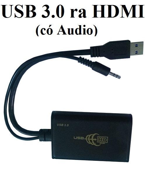 Cáp Chuyển từ USB 3.0 ra HDMI có Audio - Hàng nhập khẩu