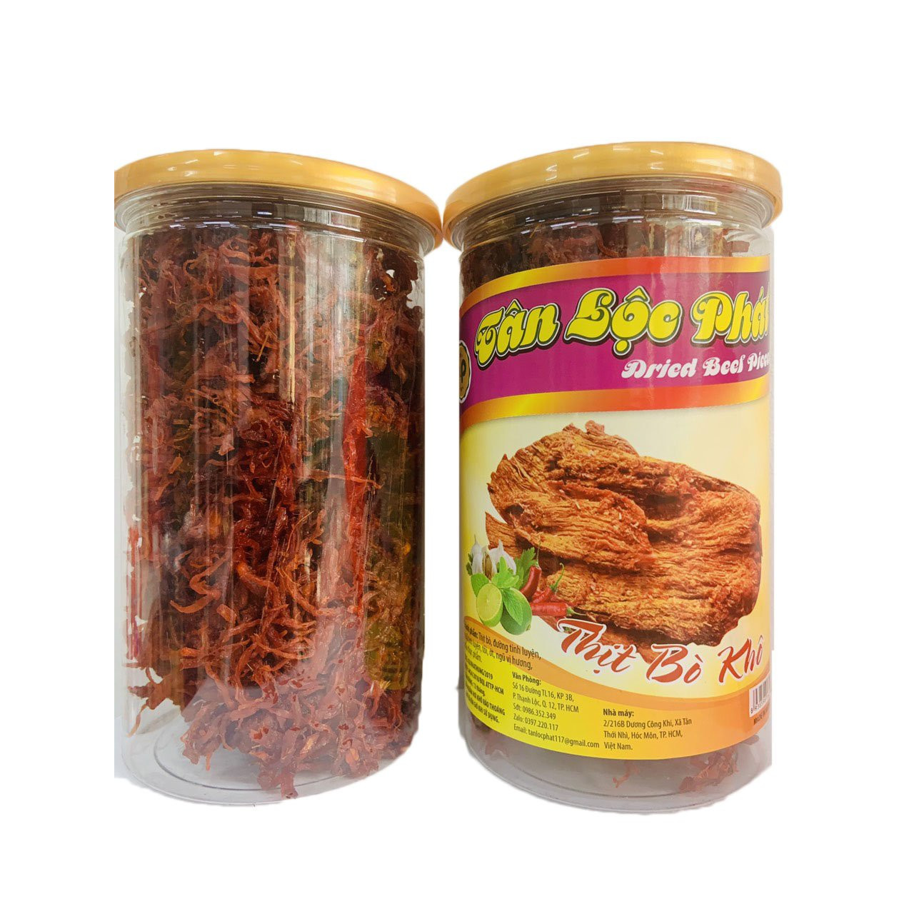 KHÔ BÒ SỢI DÙNG ĂN KÈM HOẶC TRỘN GỎI HÀNG LOẠI NGON - MỖI HŨ 300G