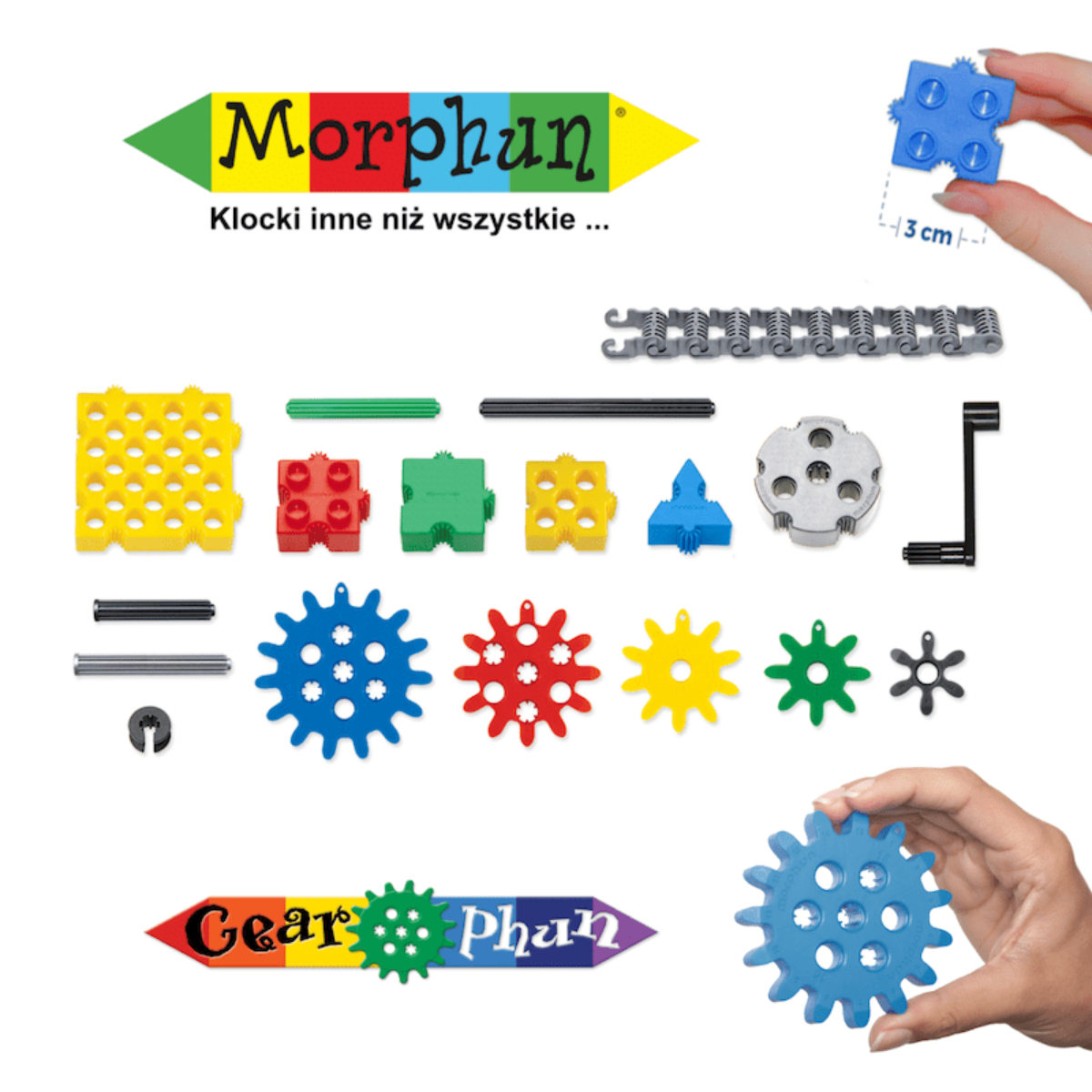 Đồ chơi lắp ráp chuyển động bánh răng 200 pcs MORPHUN MP42700