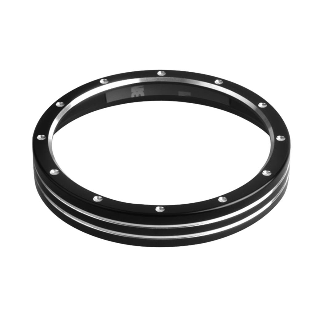 Motorcycle Chrome Speedometer Trim Gauge Bezel Kit For Harley 883 1200 Black