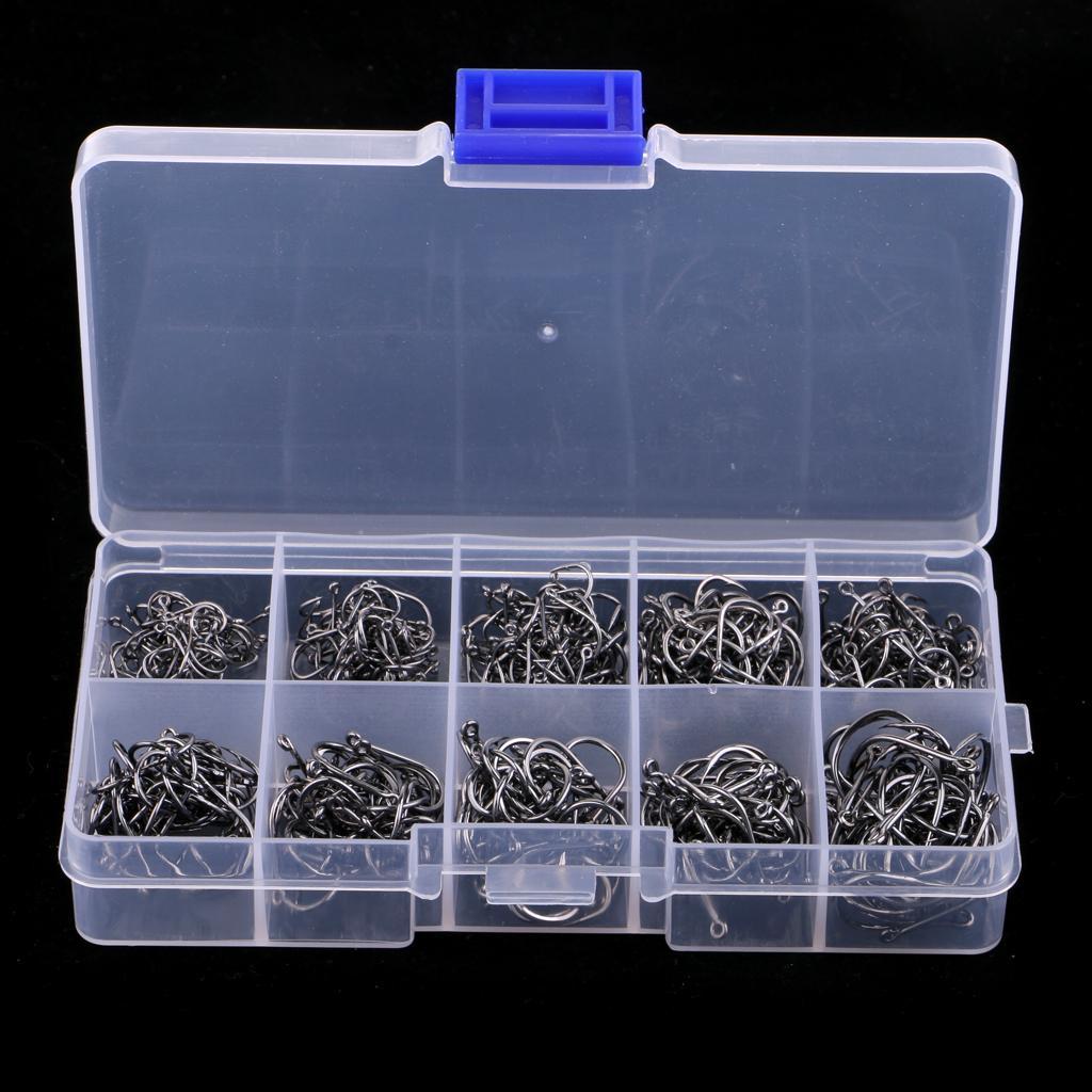 500pcs High Carbon Steel Circle Hooks Strong Fishhook