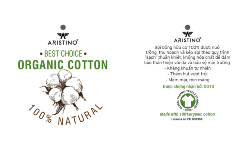 Quần lót nam ARISTINO dáng Brief, quần sịp tam giác nam chất liệu Cotton Organic mềm mại, thoáng mát - ABF056