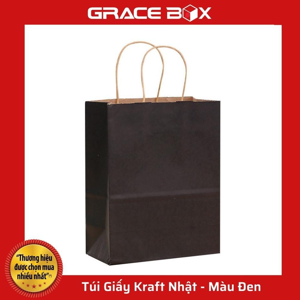 Túi Giấy Kraft Nhật Bản Cao Cấp - Màu Đen