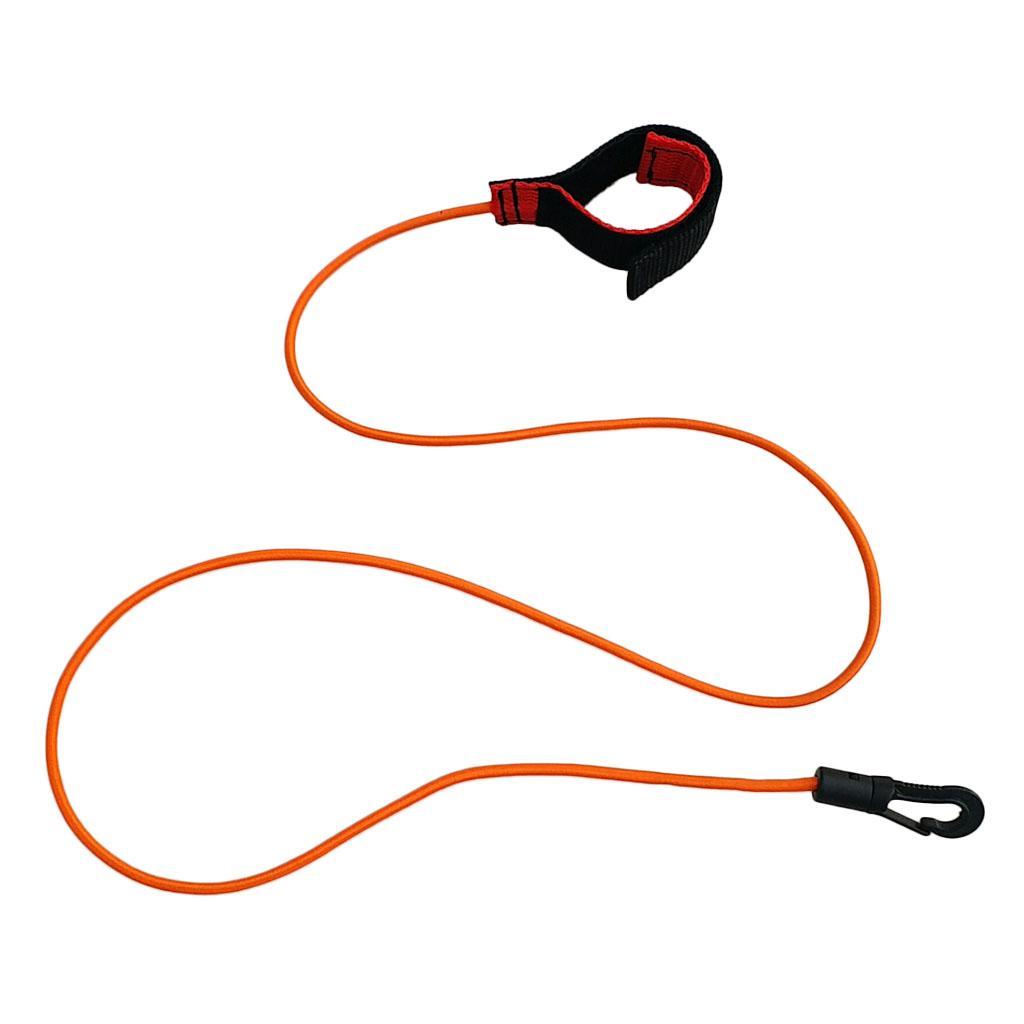 5x Adjustable Safety Kayak Canoe Boat Leash & Swivel Clip - 6 Colors