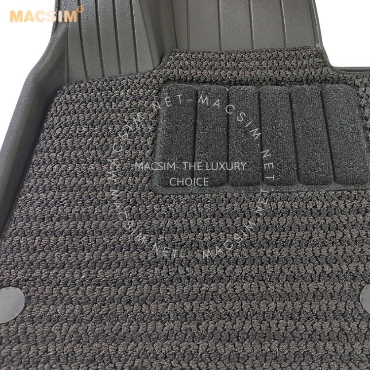 Thảm lót sàn ô tô 2 lớp cao cấp dành cho xe BMW X5 2014-2018 nhãn hiệu Macsim 3w chất liệu TPE