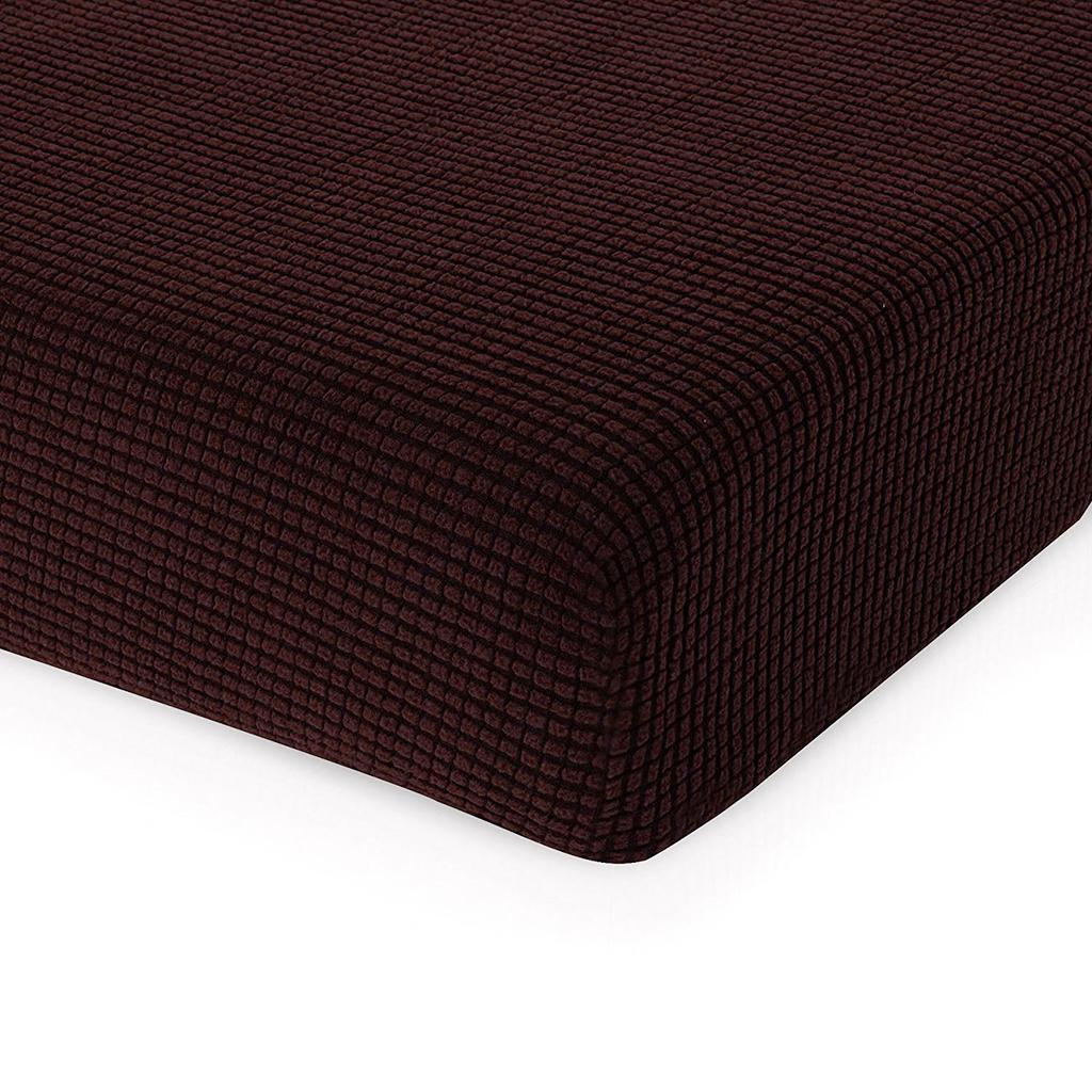 2 Pieces Stretchy Sofa Futon Seat Cushion Covers Couch Slipcover Protector