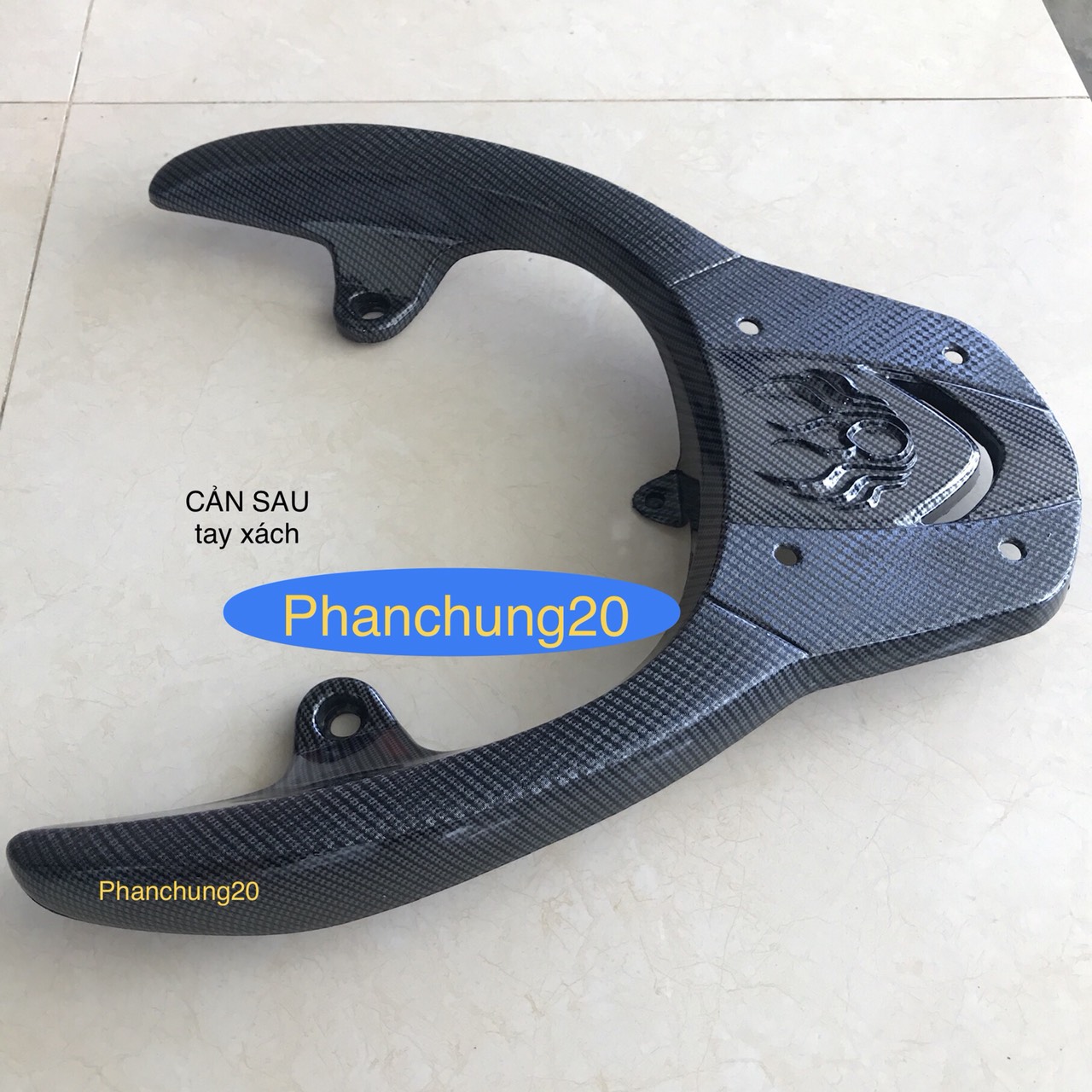 ỐP TAY DẮT  DÙNG CHO ĐỜI XE SH MODE 2013 2014 2015 2016 2017 2018 2019 CACBON