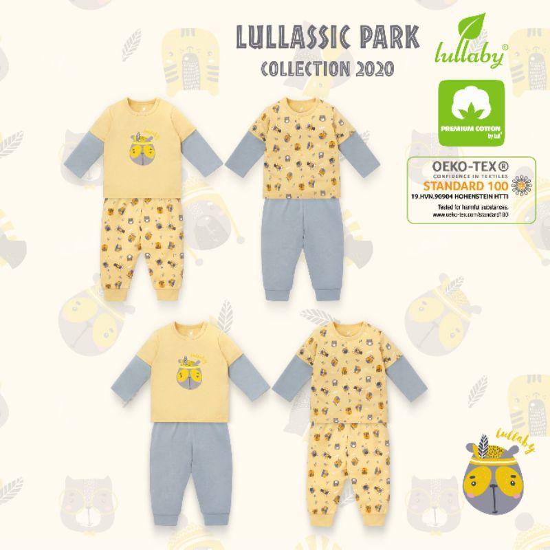 Áo thu đông raglan bé trai Lullaby, quần dài nỉ Lullaby cao cấp