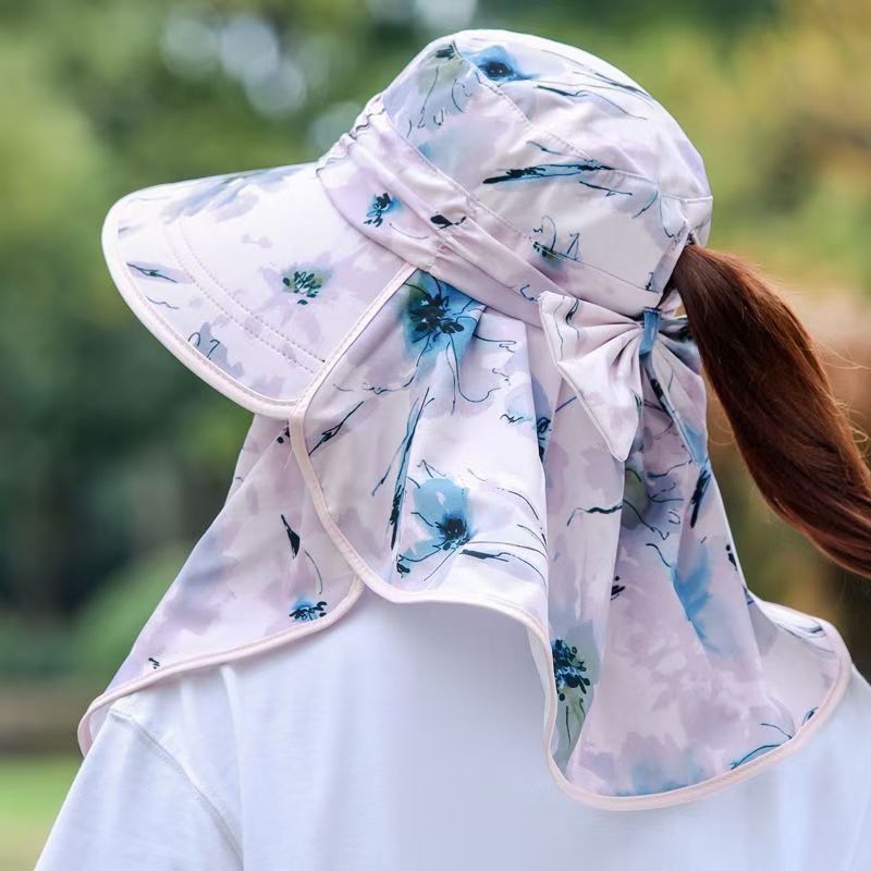 Nón chống nắng khẩu trang 360 cao cấp phong cách Hàn, mũ rộng vành chống nắng chống uv thời trang