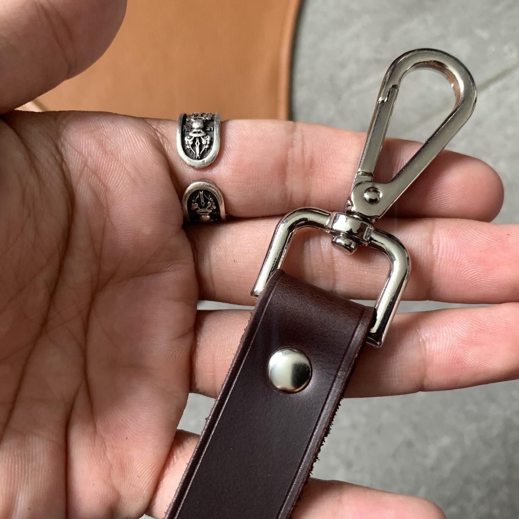 Tạp dề pha chế bằng da cao cấp Unisex của Junsleather dành cho Barista và Bartender