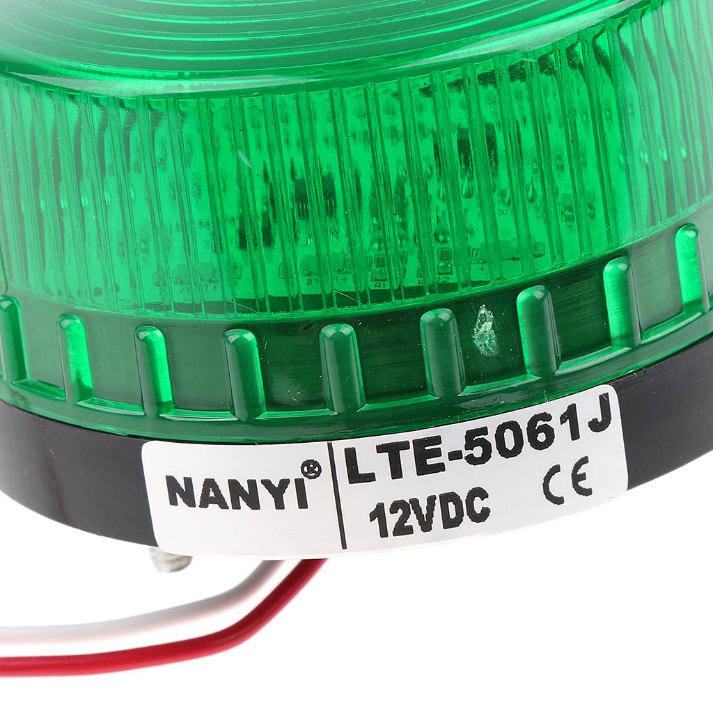 Emergency Warning LED Light Strobe Beacon Lamp Safety Alarm Green