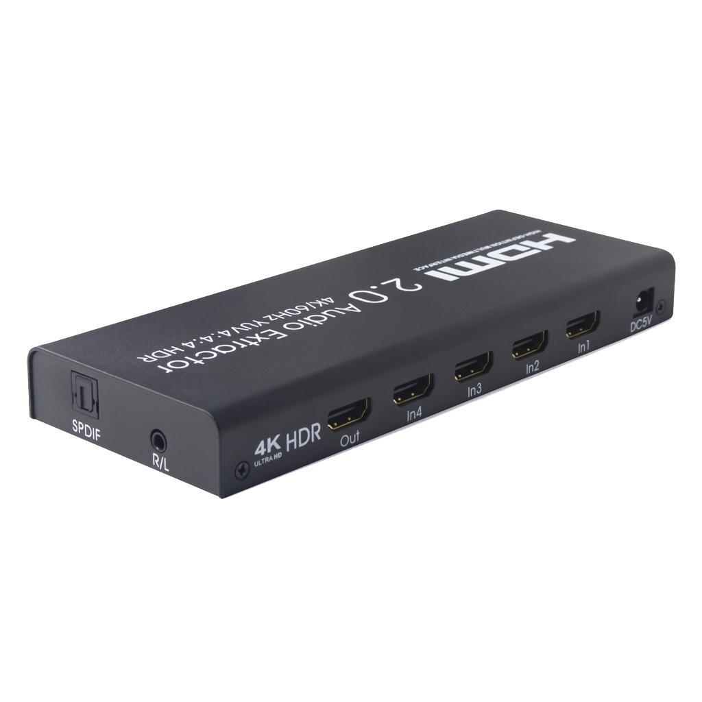 HDMI Audio Extractor Splitter to SPDIF Optical Stereo L / R Analog Converter