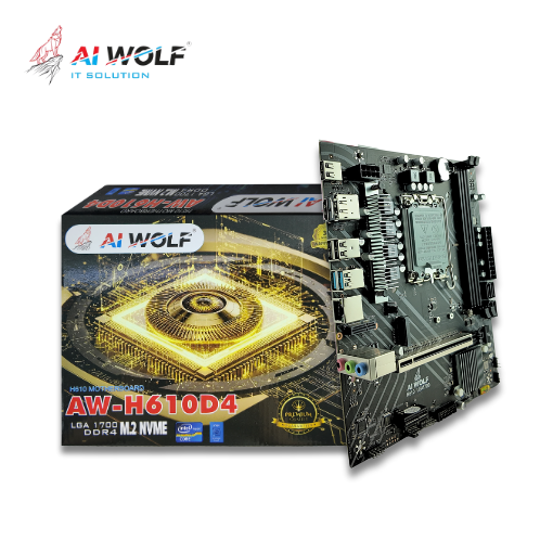 Bo Mạch Chủ Mainboard AIWOLF H610 D4 Socket LGA1700 – Hàng Chính Hãng