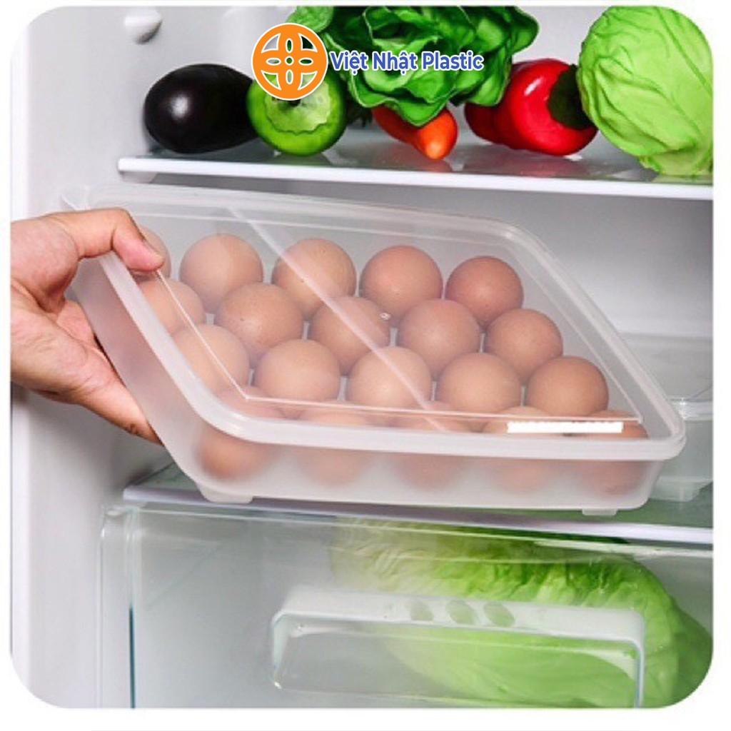 KHAY ĐỰNG TRỨNG 24 NGĂN CÓ NẮP ĐẶT TỦ LẠNH