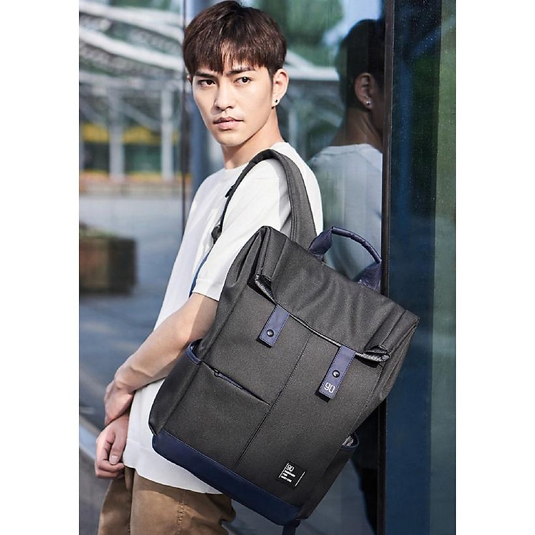 Ba Lô Xiaomi/90 Points Vitality College Casual Backpack (Black), ba lô nam nữ, ba lô đeo vai - Hàng Chính Hãng