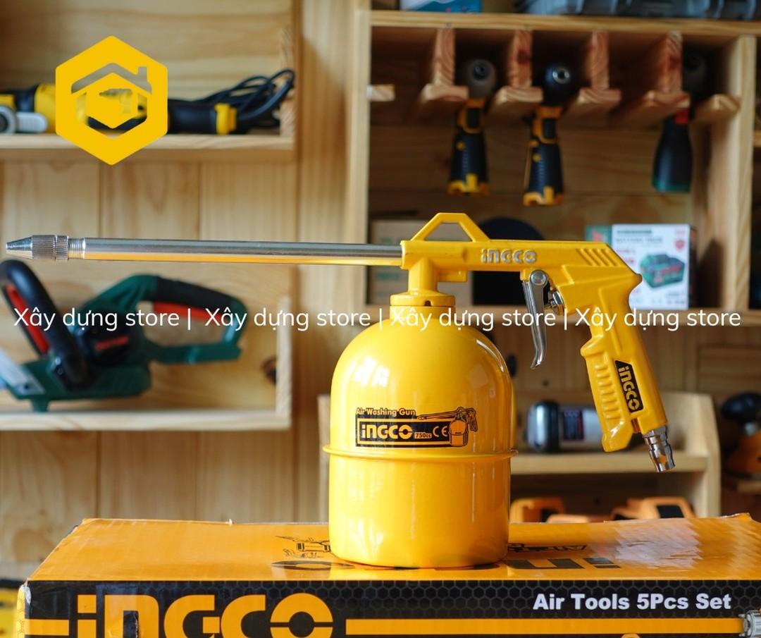 BỘ DỤNG CỤ DÙNG KHÍ 5 MÓN INGCO AKT0051-3 - HÀNG CHÍNH HÃNG