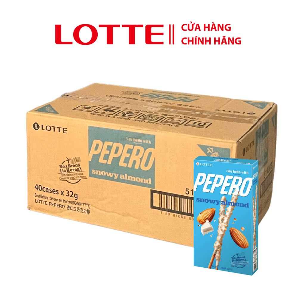 [SỈ/LẺ ] Thùng bánh que Lotte Pepero 40 hộp