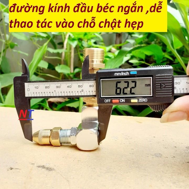 Đầu béc phun xịt rửa máy lạnh, điều hòa Ren 22 ( ĐẦU XỊT ĐIỀU HÒA 360)