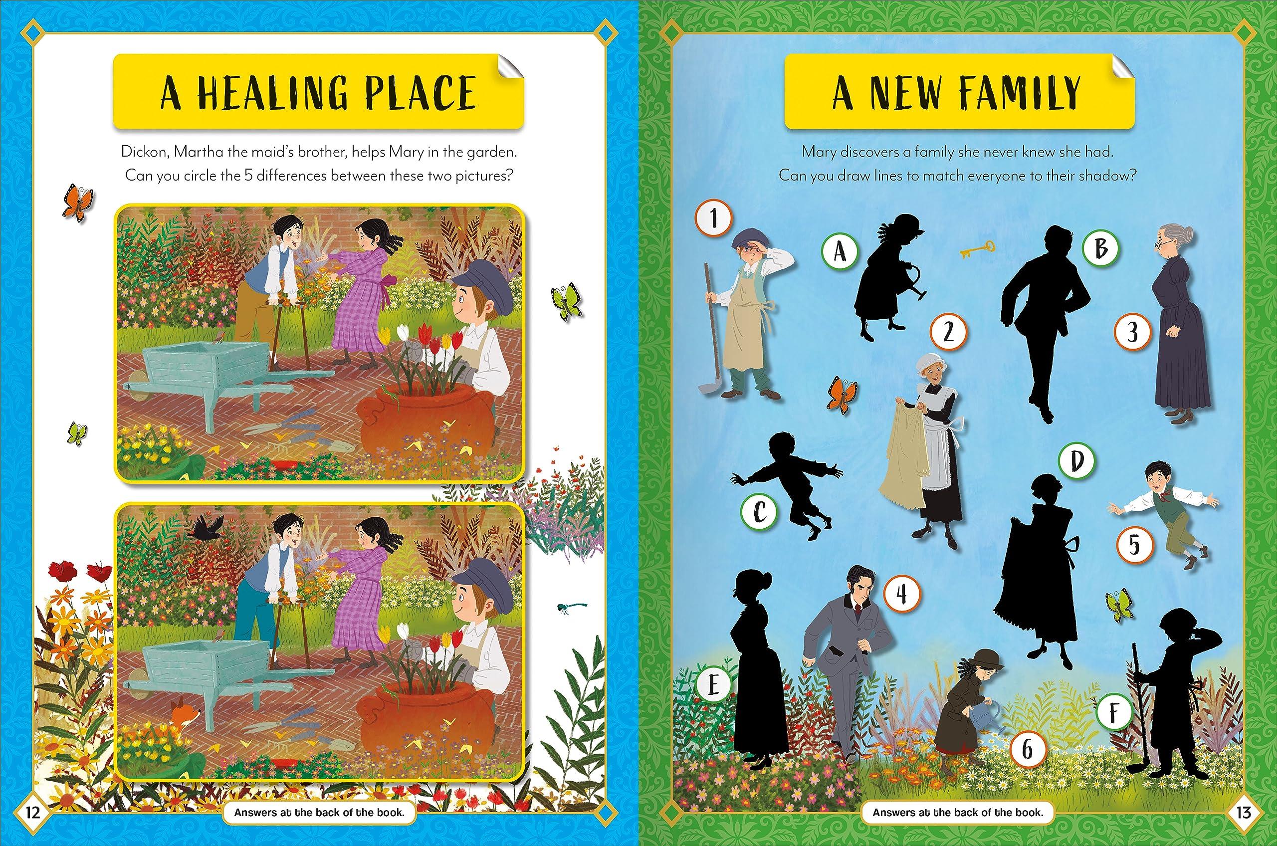 Sách ngoại văn: Sticker Activity Books - The Secret Garden