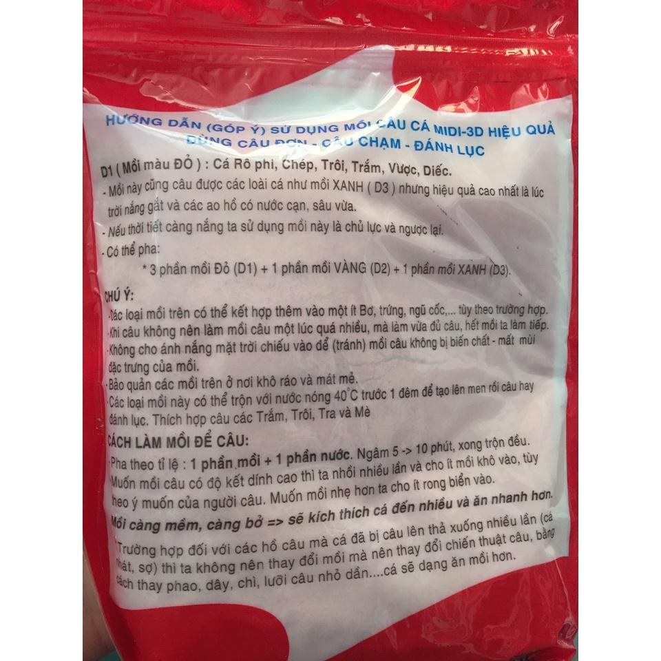 Mồi câu cá d1, d2 , d3