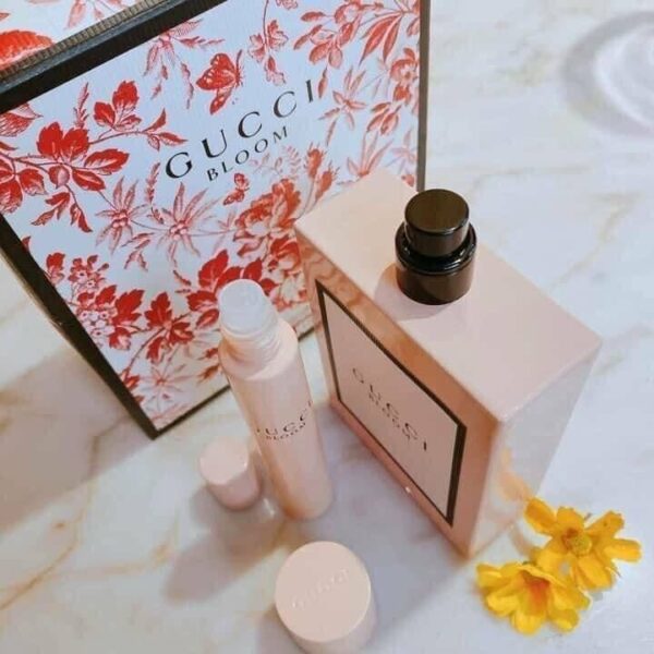 Bộ Nước Hoa Nữ Gift Set Gucci Bloom 2pcs (EDP 100ml &amp; EDP 10ml)