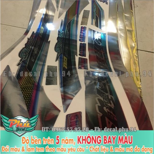 Sirius Chrome phối xe trắng