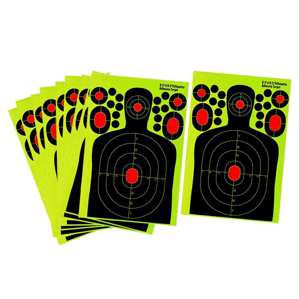 20 Pieces Splatter Reactive Self Adhesive Shooting Targets Gun