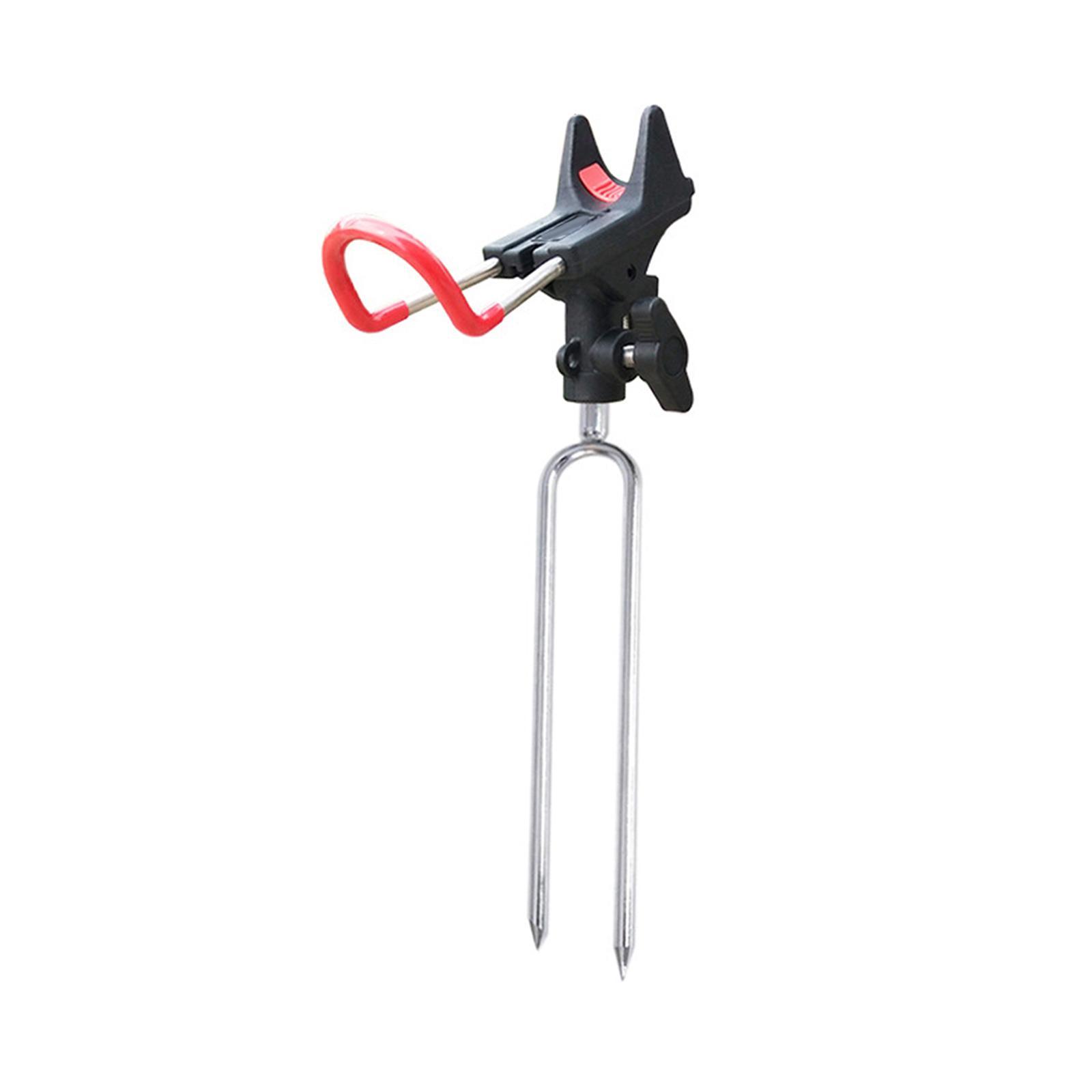 Fishing Rod Holder Support, Fishing Pole Holder, Rod Pole Holder, Portable Bracket Fishing Rod Stand for Lake Beach River Birthday Gift