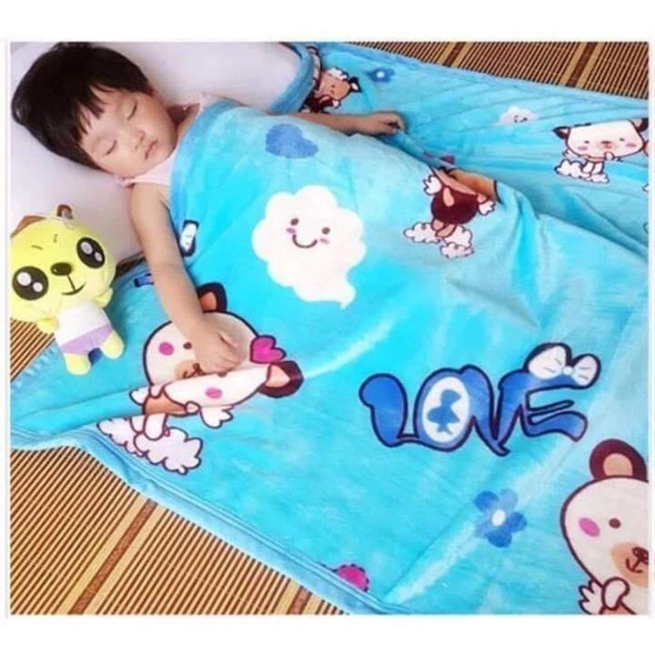 Chăn băng lông 2 mặt dày dặn, ấm áp và cực mềm mượt đắp mùa thu đông KT 1m X1.25m