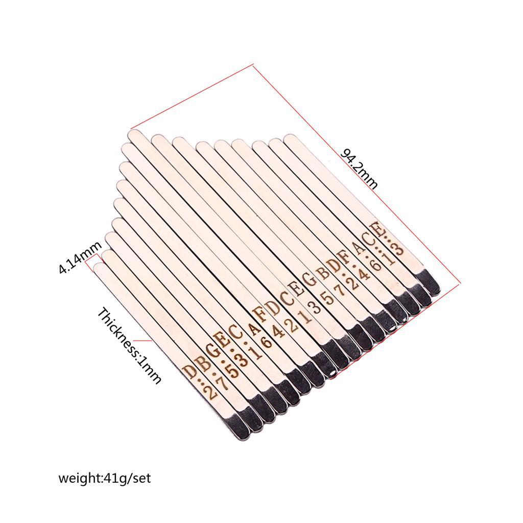 Steel Keys for 17 Key African Thumb Piano Finger Percussion Keyboard