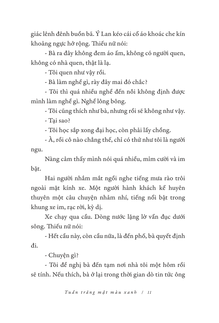 Sách Tuần Trăng Mật Màu Xanh