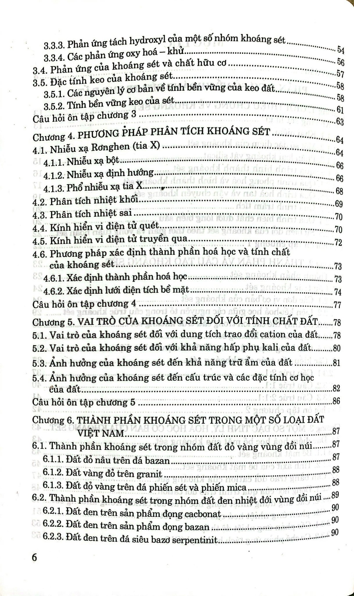 Khoáng Sét Trong Đất Và Khả Năng Ứng Dụng Trong Lĩnh Vực Môi Trường