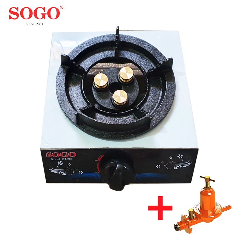 Bếp khè gas bán công nghiệp Sogo GT-208G-3DD - Hàng chính hãng